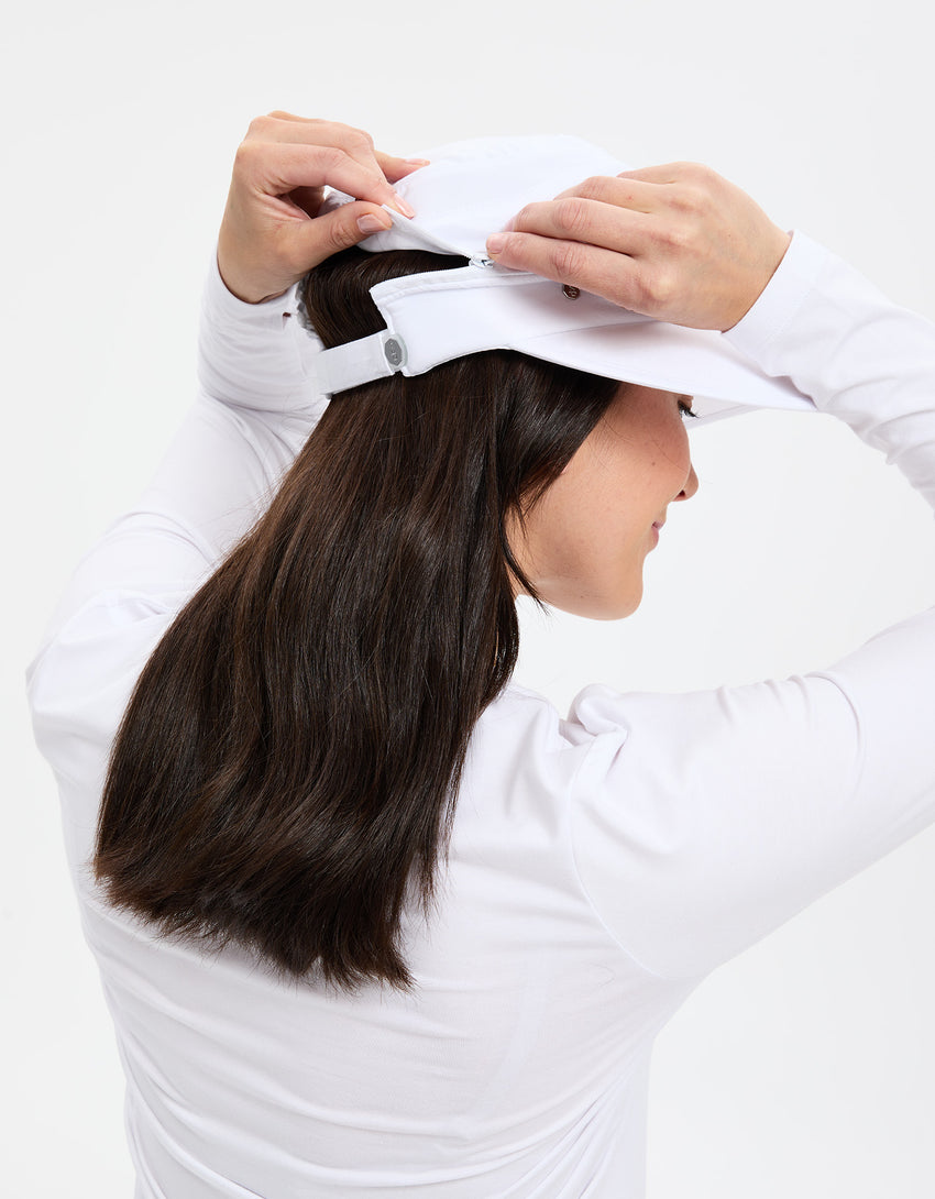 Women's UPF 50+ Sun Protective Visor | UV Protection Visor