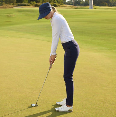 Women's Long Sleeve Polo Shirt is versatile for golf and outdoor activities