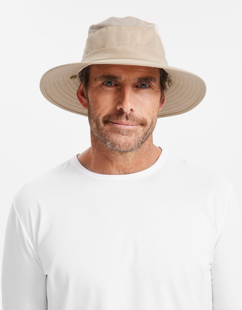 Everyday Broad Brim Sun Hat With Pocket for Men | UPF 50+ Sun Hat