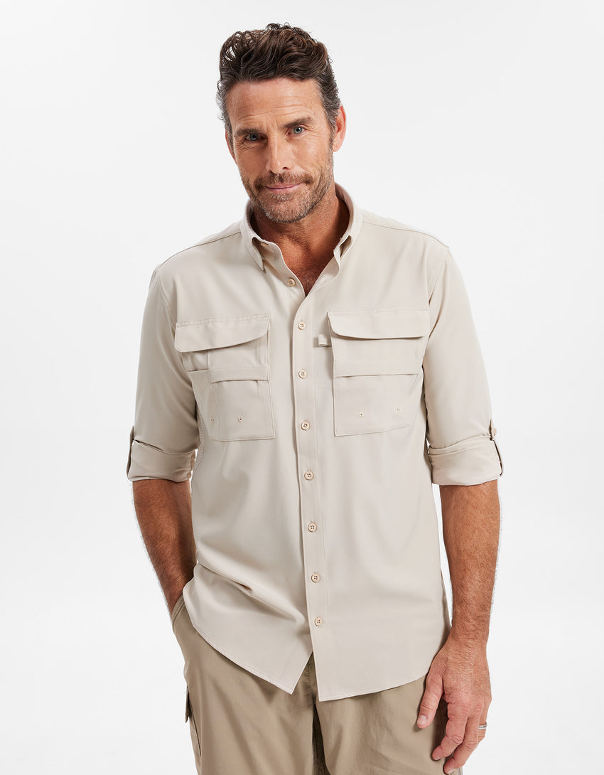Hiking Shirt Men UPF 50+ Dry Lite | Men's Sun Protective Shirt | Solbari Australia