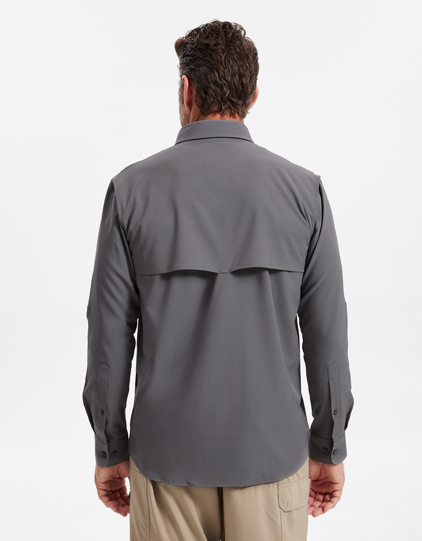 Hiking Shirt Men UPF 50+ Dry Lite | Men's Sun Protective Shirt | Solbari Australia