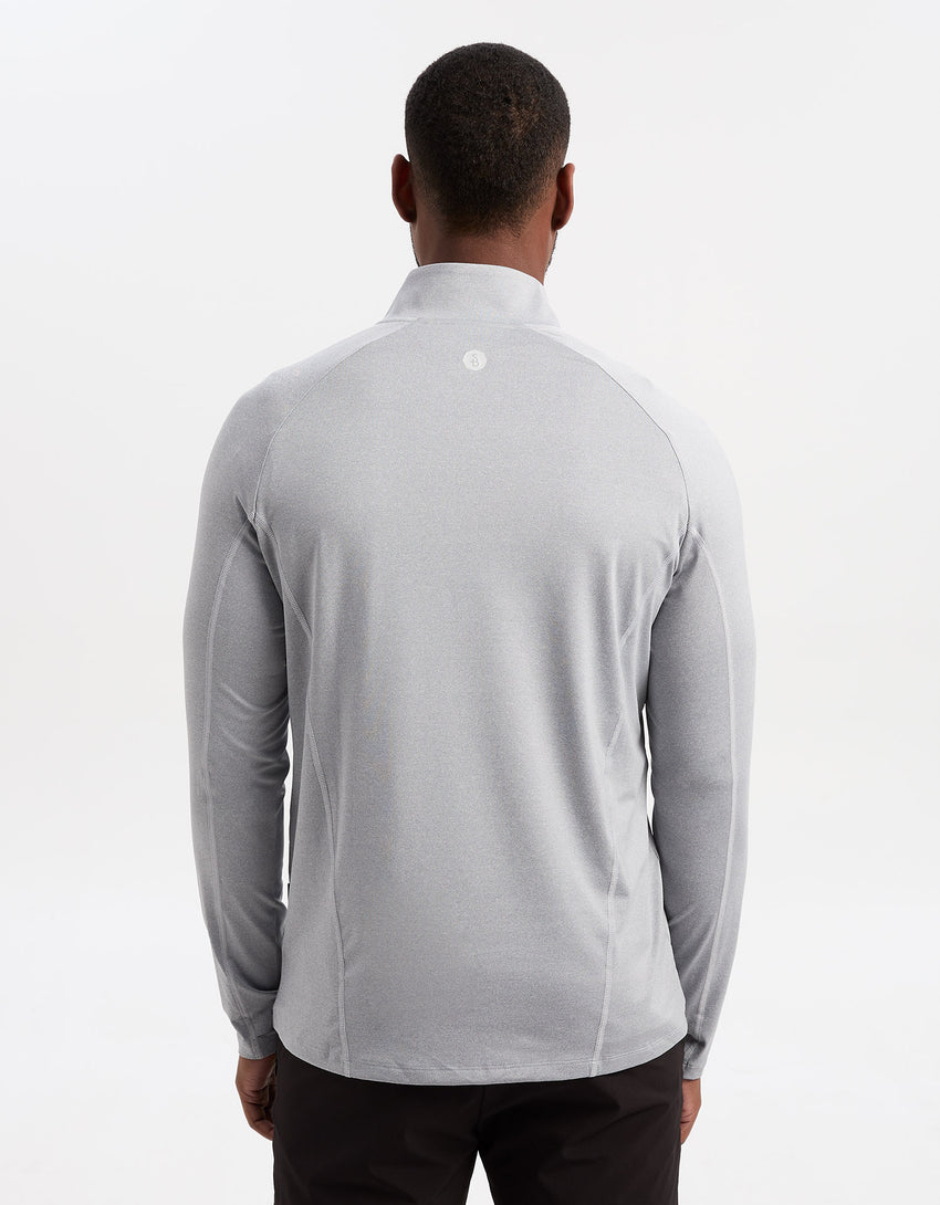 UPF 50+ Men's Sun Protective Long Sleeve Quarter Zip Top | Solbari AU