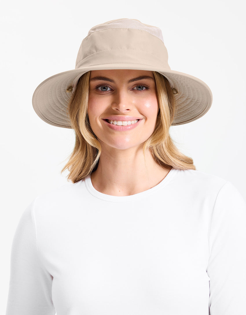 Everyday Broad Brim Sun Hat With Pockets for Women | UPF 50+ Certified