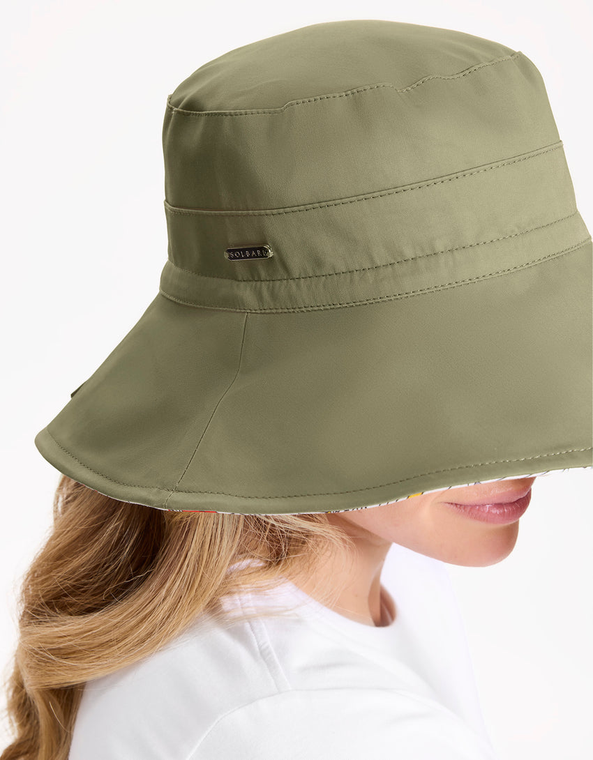 Reversible Wide Brim Printed Hat UPF 50+ | Sun Protective Hat For Women