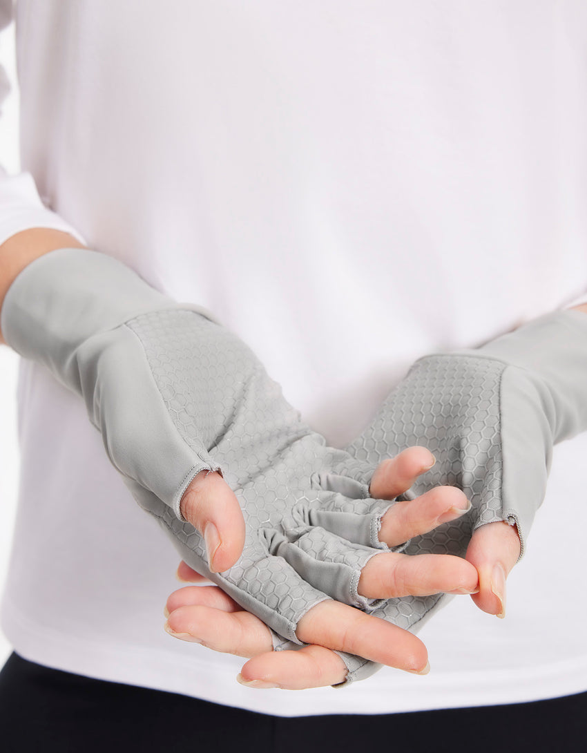 Fingerless Driving Gloves UPF 50+ | Women's Sun Protective Gloves