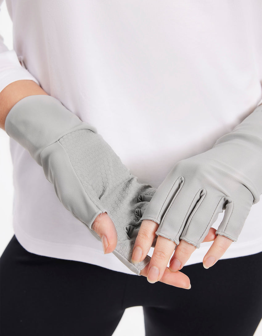 Fingerless Driving Gloves UPF 50+ | Women's Sun Protective Gloves