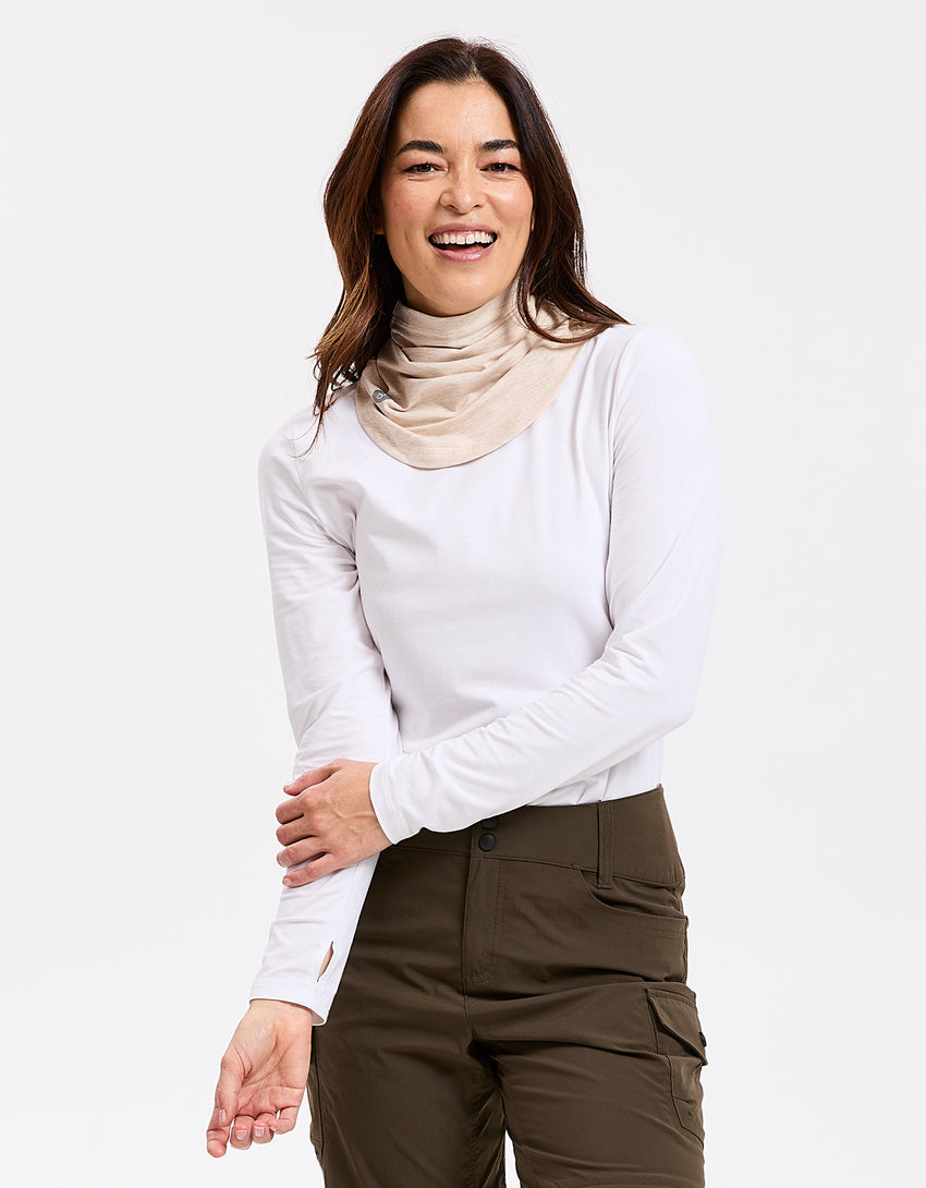 Women's Curved Face & Neck Gaiter | UPF 50+ Sensitive Collection
