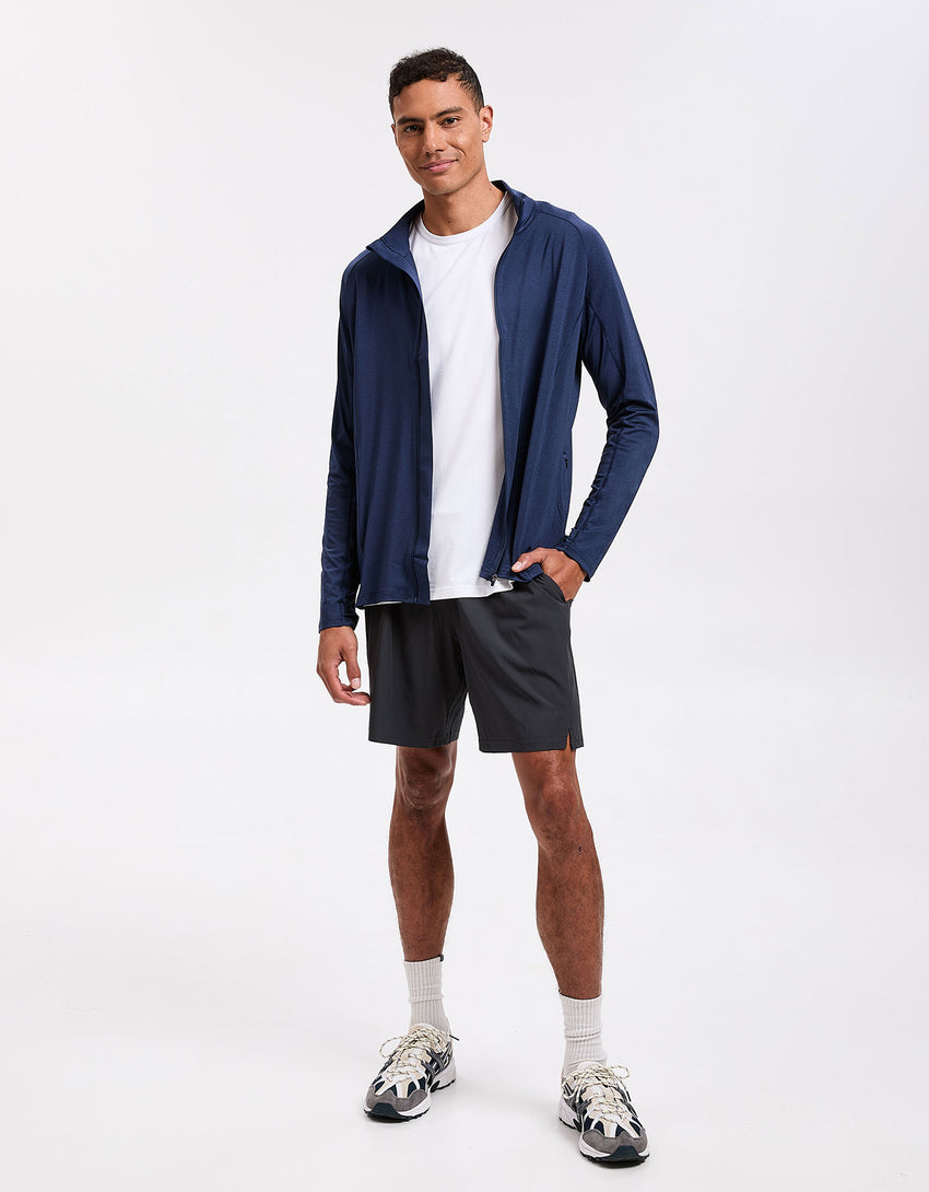 UPF 50+ Sun Protective Essential Full Zip Jacket For Men | Solbari