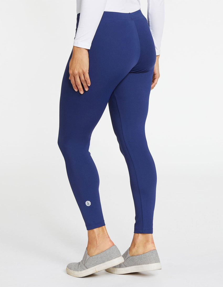 UPF 50+ Sun Protective Full Length Leggings for Women | Womens Swim Tights