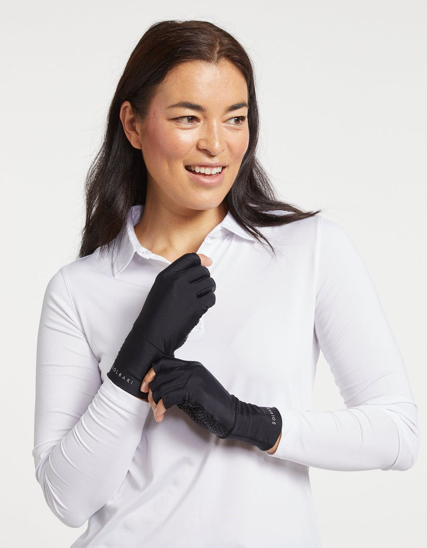 Fingerless Driving Gloves UPF 50+ | Women's Sun Protective Gloves