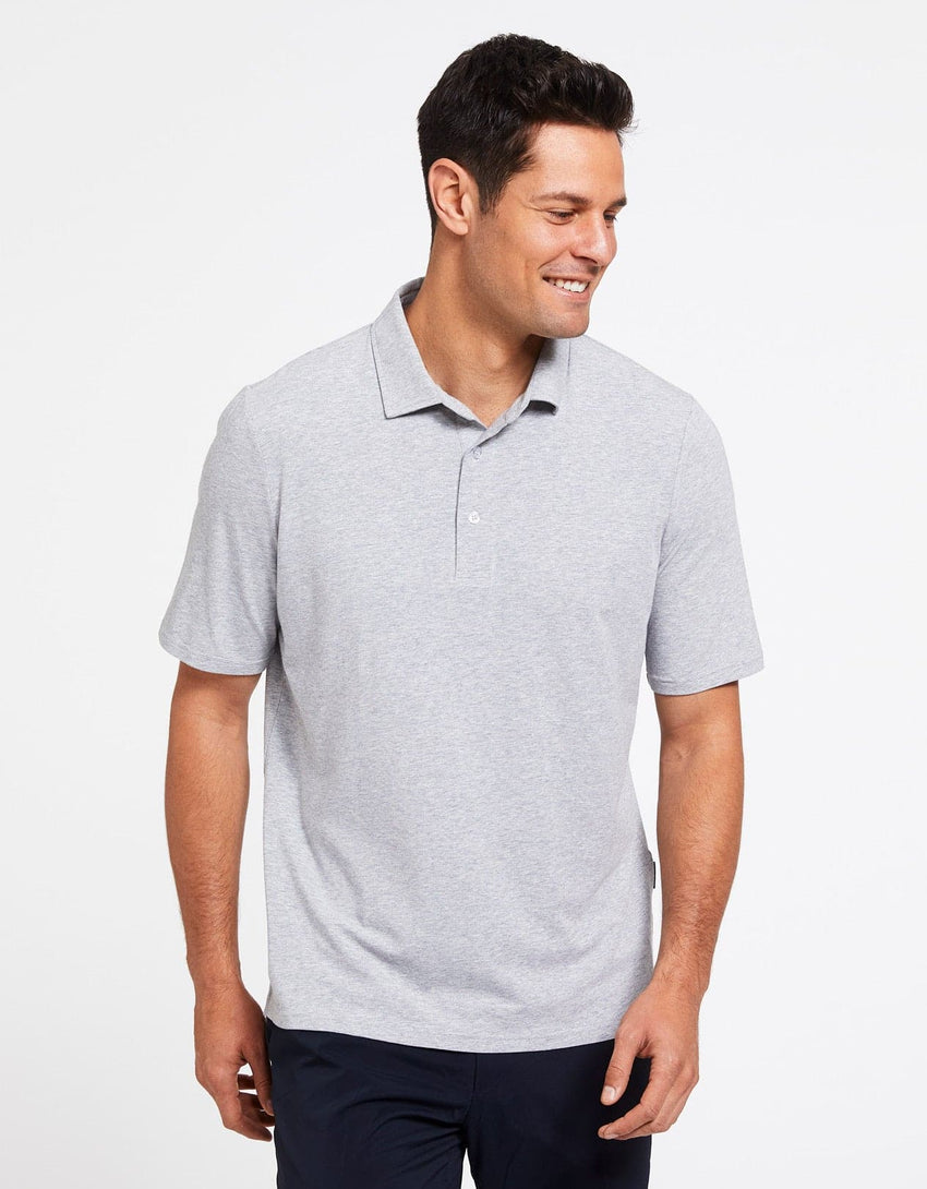 UPF 50+ Sun Protective Polo Shirt for Men - Sensitive Fabric
