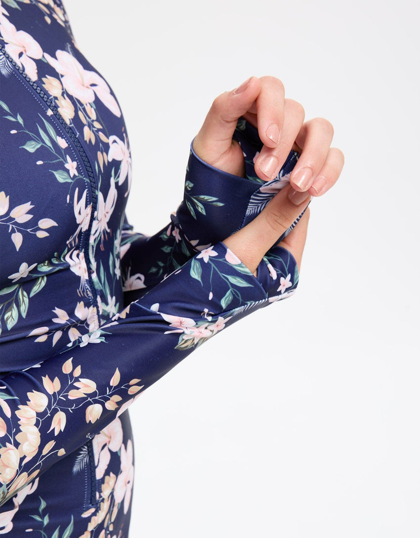 Long Sleeve Swimsuit UPF 50+ | UV Protective Swimwear for Women